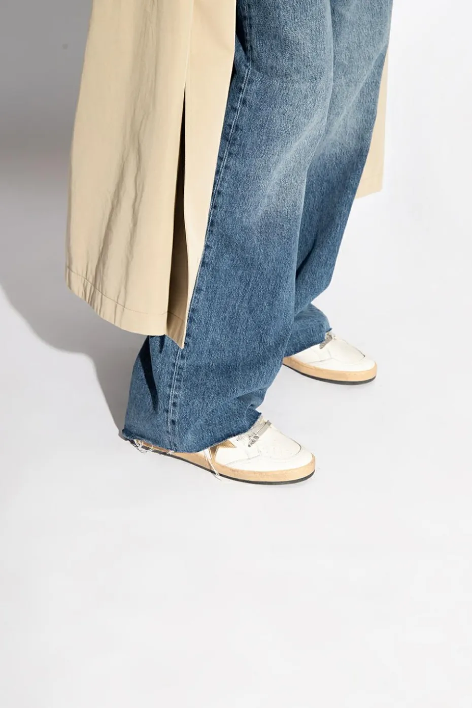 Golden Goose BIAŁY Buty sportowe ‘Ball Star’