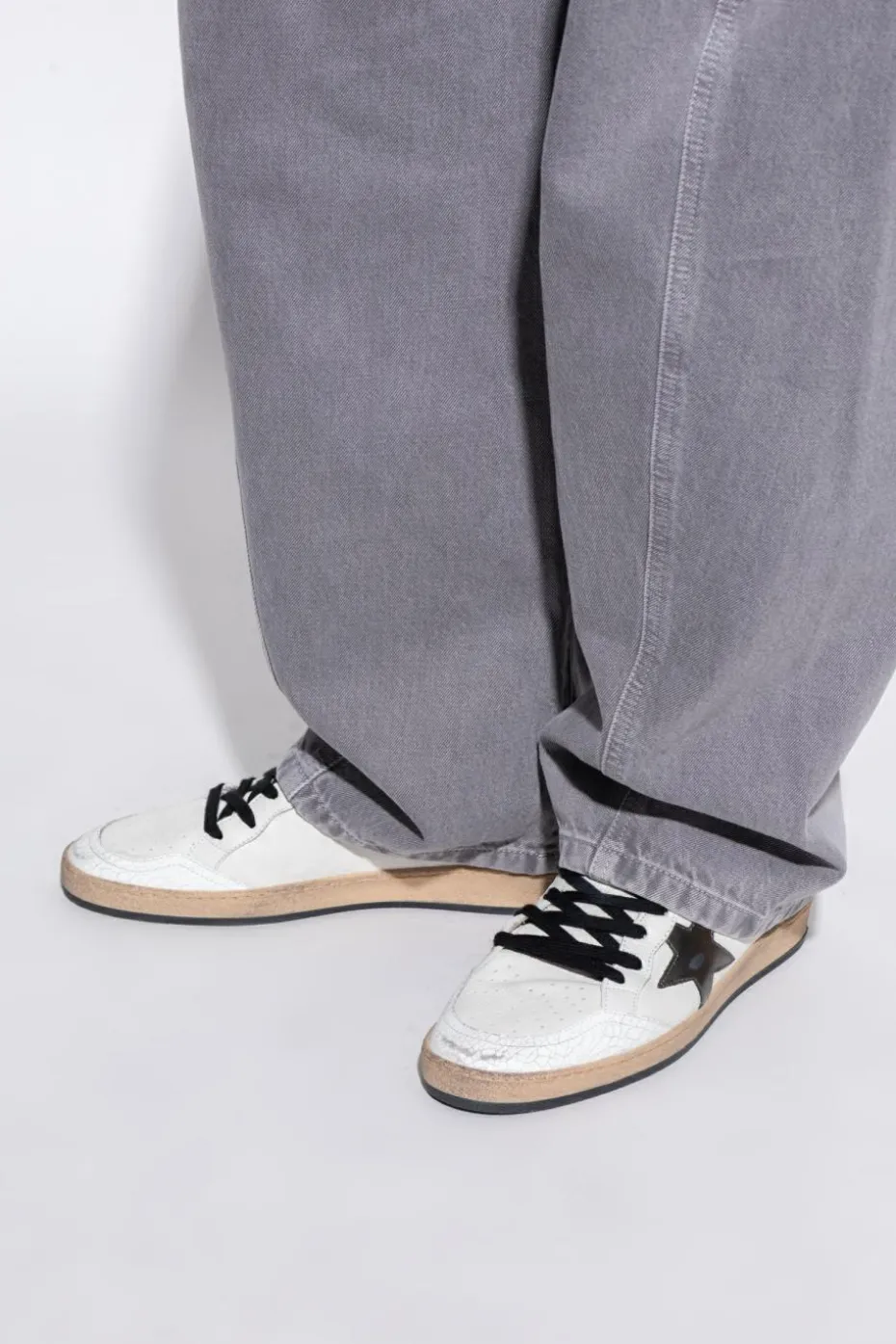 Golden Goose BIAŁY Buty sportowe `Ball Star`