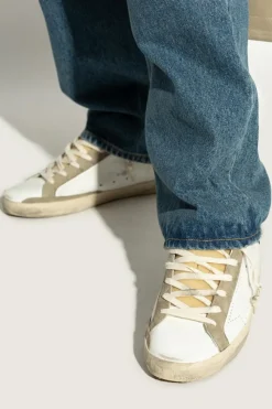 Golden Goose BIAŁY Buty sportowe `Super-Star Skate Con Toppa Esterna`