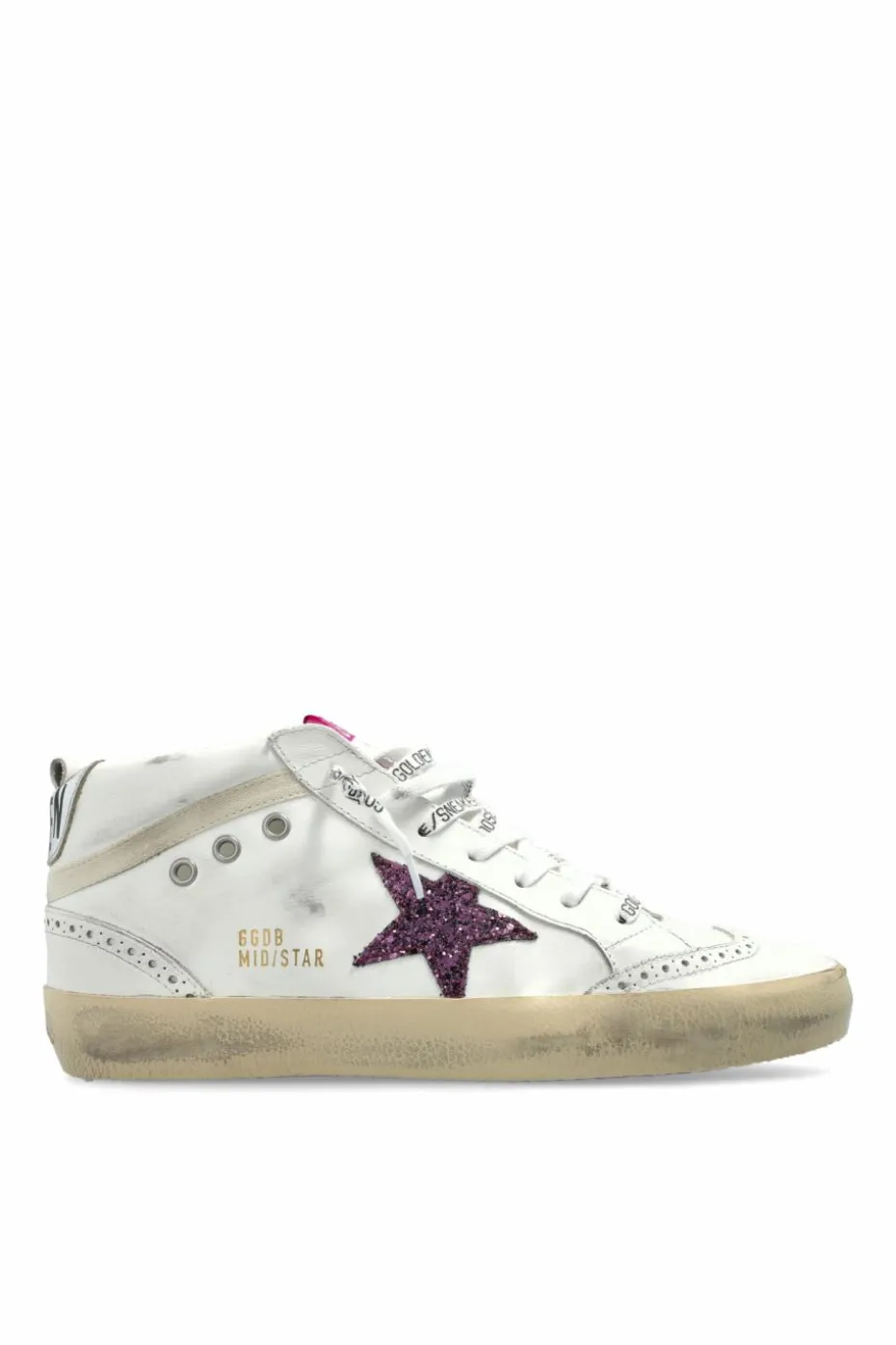 Golden Goose BIAŁY Buty sportowe `Mid Star Classic`