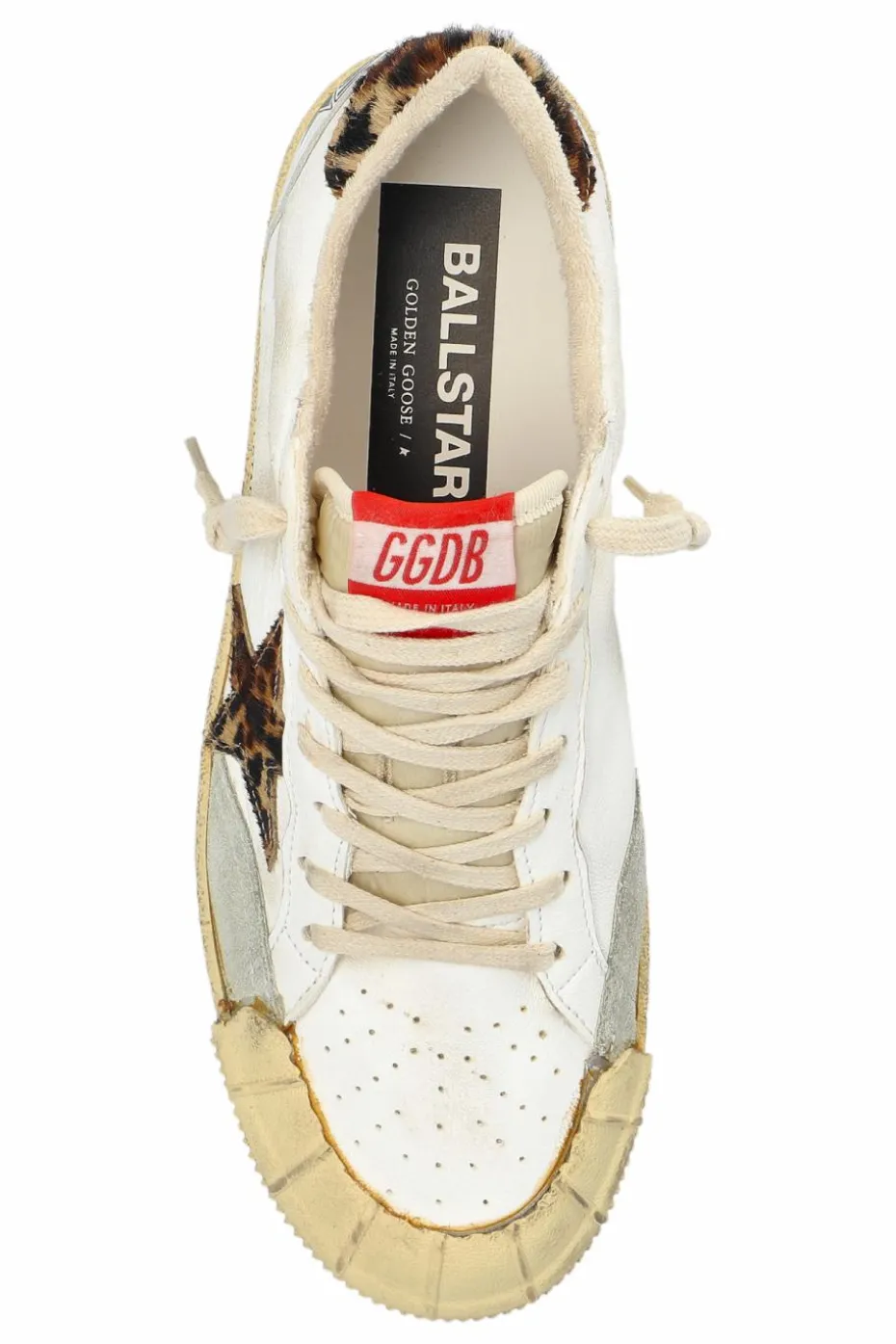 Golden Goose BIAŁY Buty sportowe `Ball Star Toppa Interna ED Esterna`