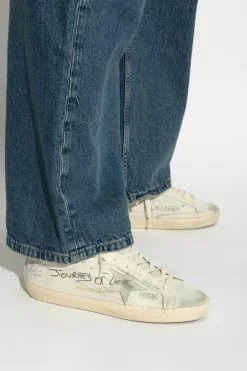 Golden Goose BIAŁY Buty sportowe `Super-Star Classic With List`