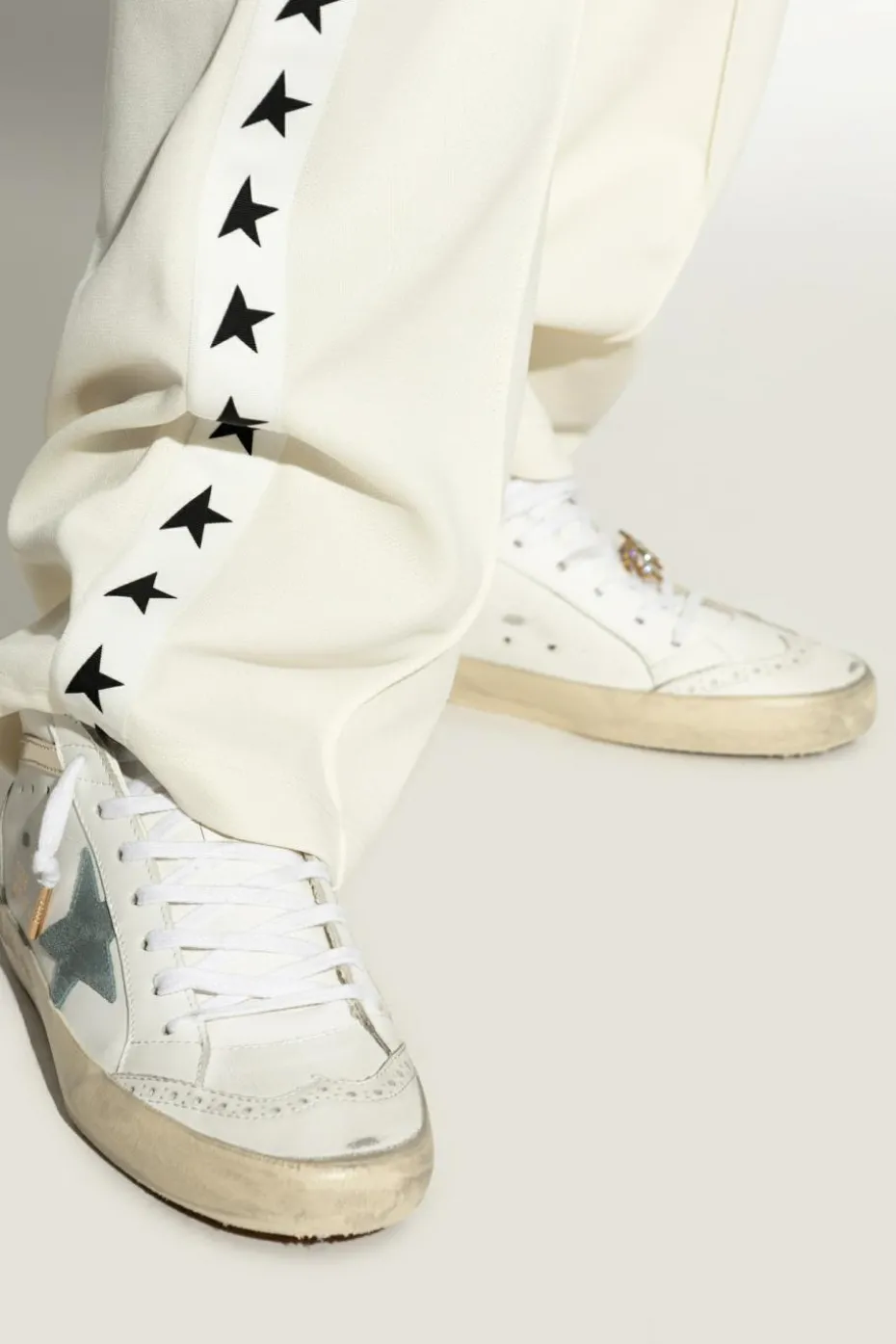 Golden Goose BIAŁY Buty sportowe `Mid Star Classic`