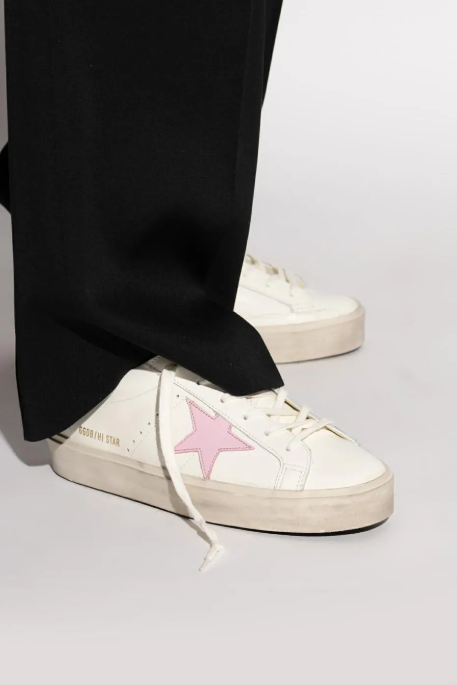 Golden Goose BIAŁY Buty sportowe `HI Star Classic With List;