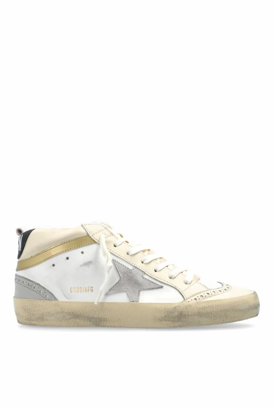 Golden Goose BIAŁY Buty sportowe `Mid Star Double Quarter`