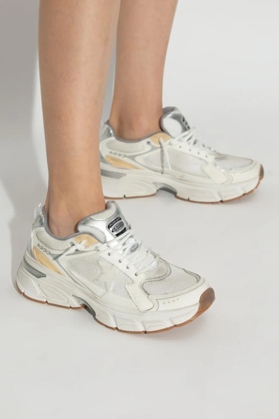 Golden Goose BIAŁY Buty sportowe `Lightstar`