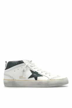 Golden Goose BIAŁY Buty sportowe `Mid Star Double Quarter
