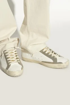 Golden Goose BIAŁY Buty sportowe `Super Star Skate Con Toppa Esterna`