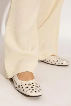Golden Goose BIAŁY Skórzane baleriny