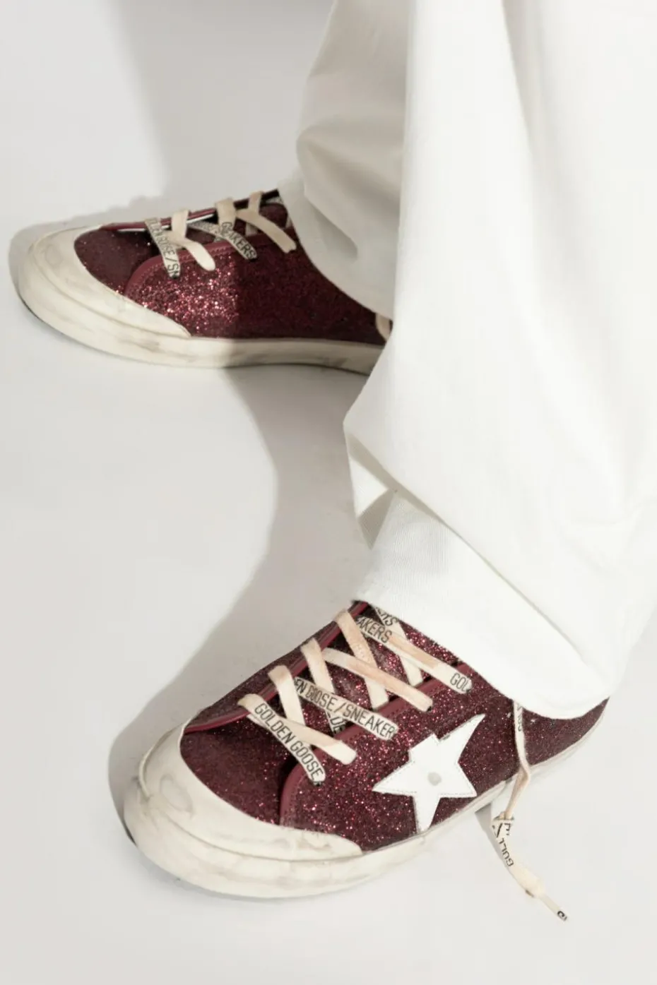 Golden Goose BORDO Buty sportowe ` Super-Star Penstar Classic With Lis`