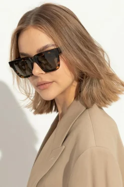 Golden Goose BRĄZOWY Okulary przeciwsłoneczne