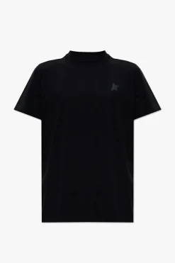 Golden Goose CZARNY Bawełniany t-shirt z logo