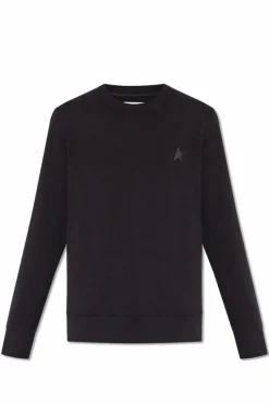 Golden Goose CZARNY Bluza z logo