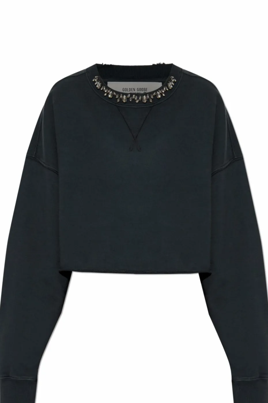 Golden Goose CZARNY Bluza z logo