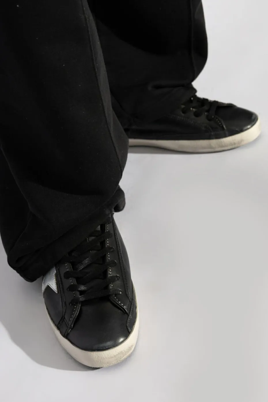 Golden Goose CZARNY Buty sportowe `Super-Star Classic With List`