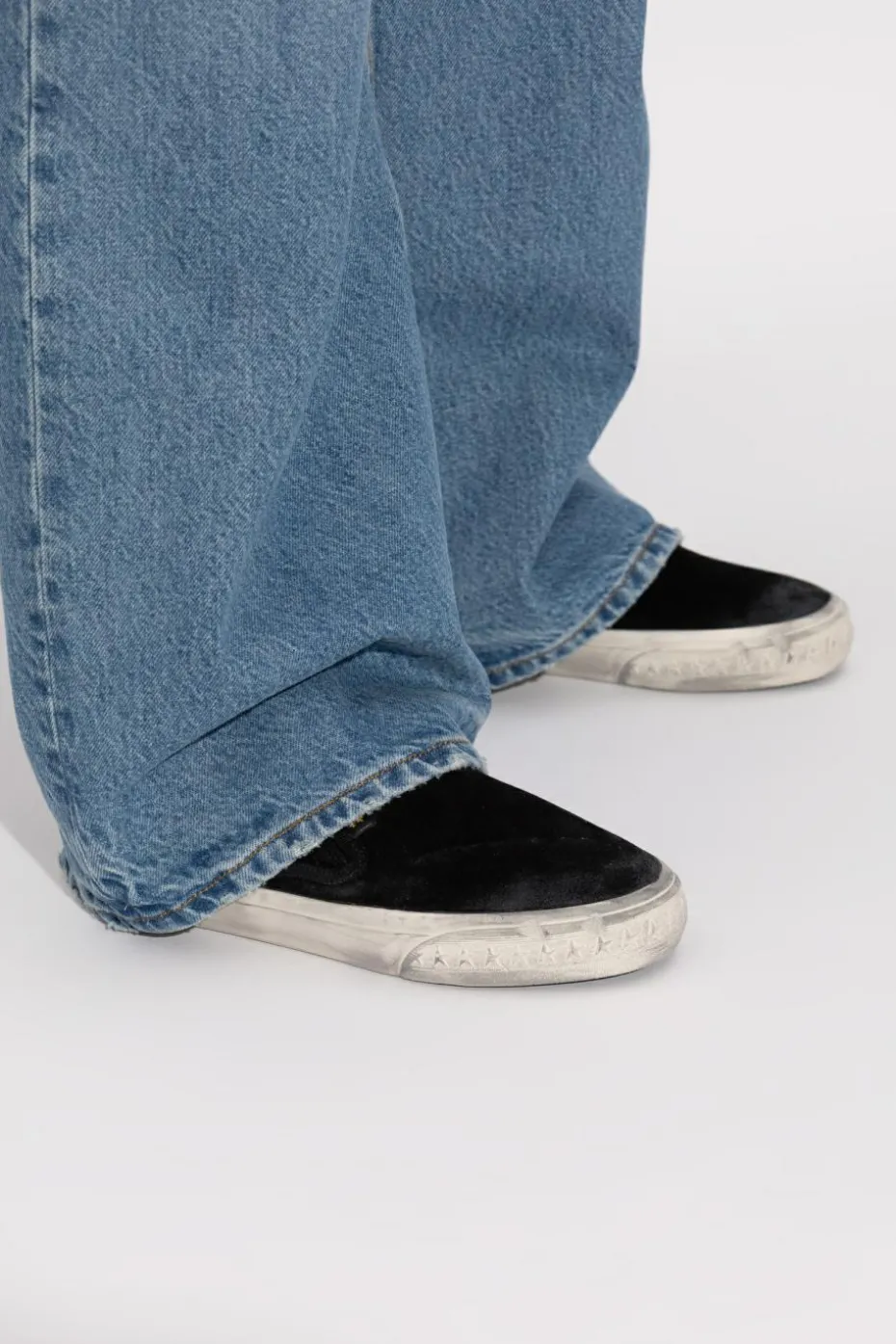 Golden Goose CZARNY Buty `VCE` typu `slp-on`