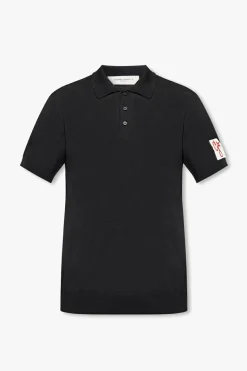 Golden Goose CZARNY Wełniane polo