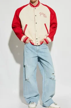 Golden Goose CZERWONY Kurtka typu `bomber`