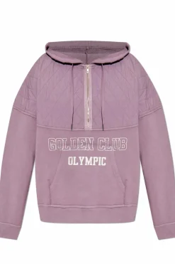 Golden Goose FIOLETOWY Bluza z kapturem