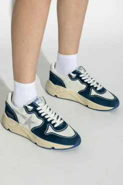 Golden Goose GRANATOWY Buty sportowe `Runnning Sole`