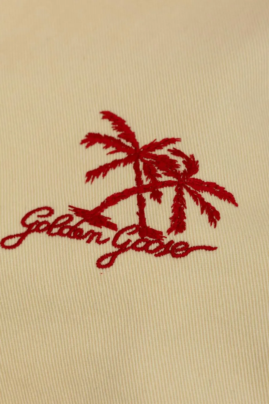 Golden Goose Kids beżowy Kurtka z logo