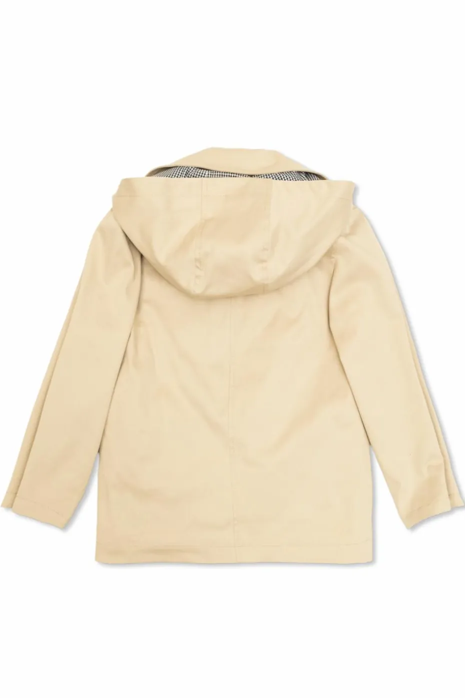 Golden Goose Kids beżowy Trencz z logo