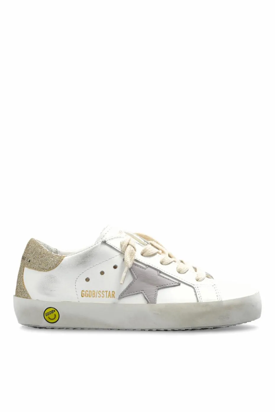 Golden Goose Kids BIAŁY Buty sportowe `Super-Star Classic With Spur`