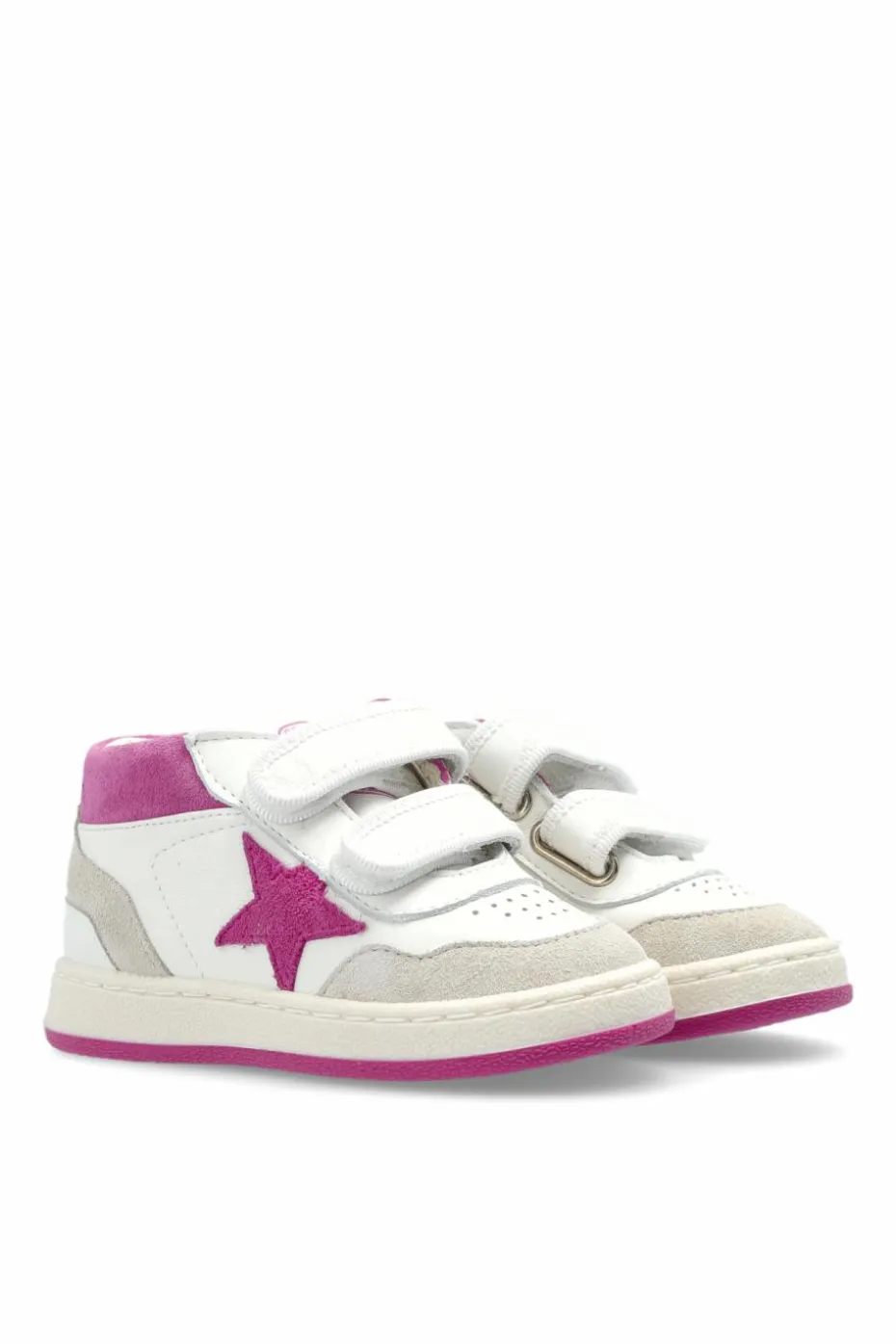 Golden Goose Kids BIAŁY Buty sportowe `June Basket`