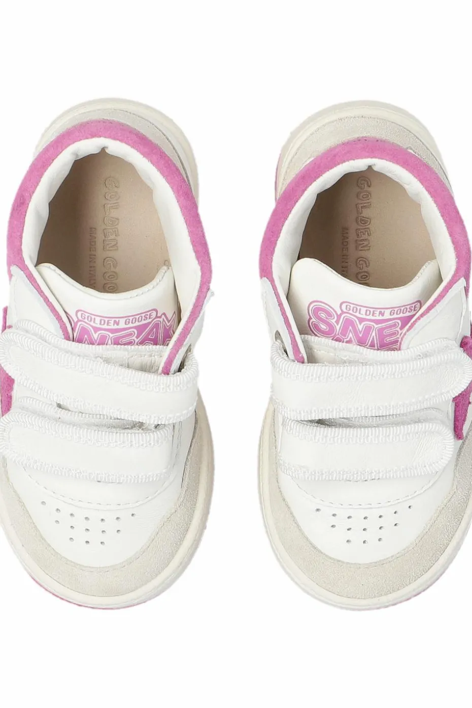 Golden Goose Kids BIAŁY Buty sportowe `June Basket`