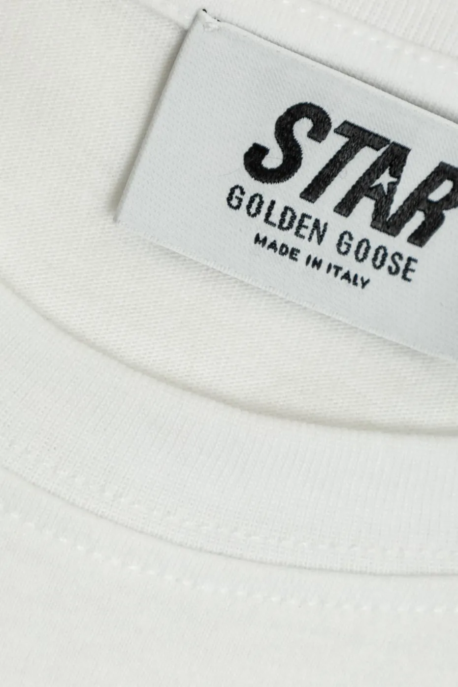 Golden Goose Kids BIAŁY T-shirt z nadrukiem