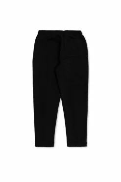 Golden Goose Kids CZARNY Spodnie dresowe z logo