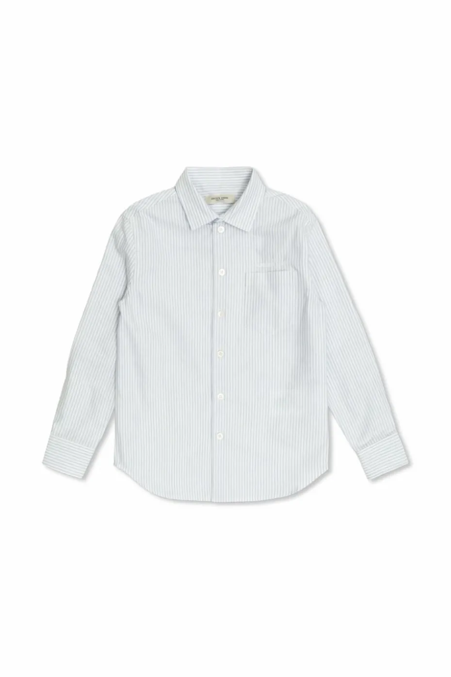 Golden Goose Kids jasnoniebieski Koszula ze wzorem w prążki