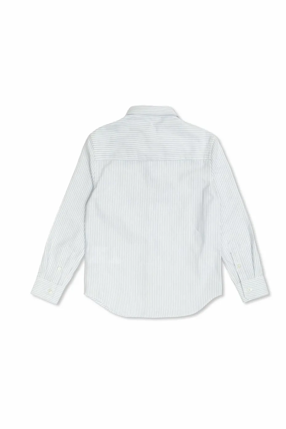 Golden Goose Kids jasnoniebieski Koszula ze wzorem w prążki