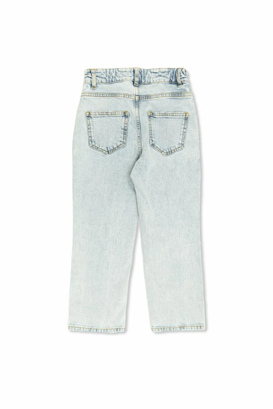 Golden Goose Kids jasnoniebieski Jeansy z efektem `vintage`
