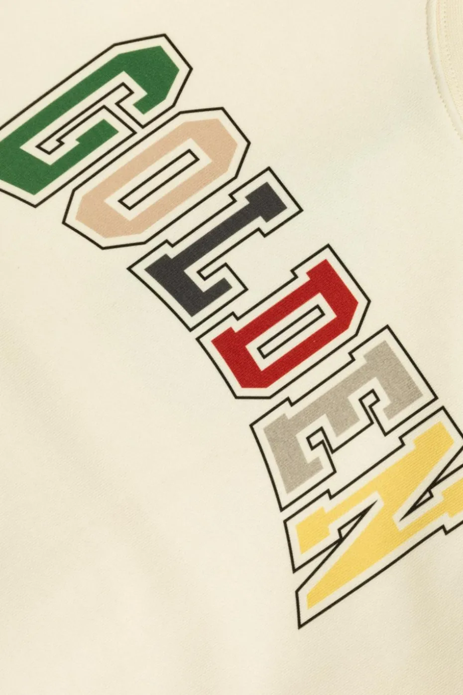Golden Goose Kids kremowy Bluza z logo