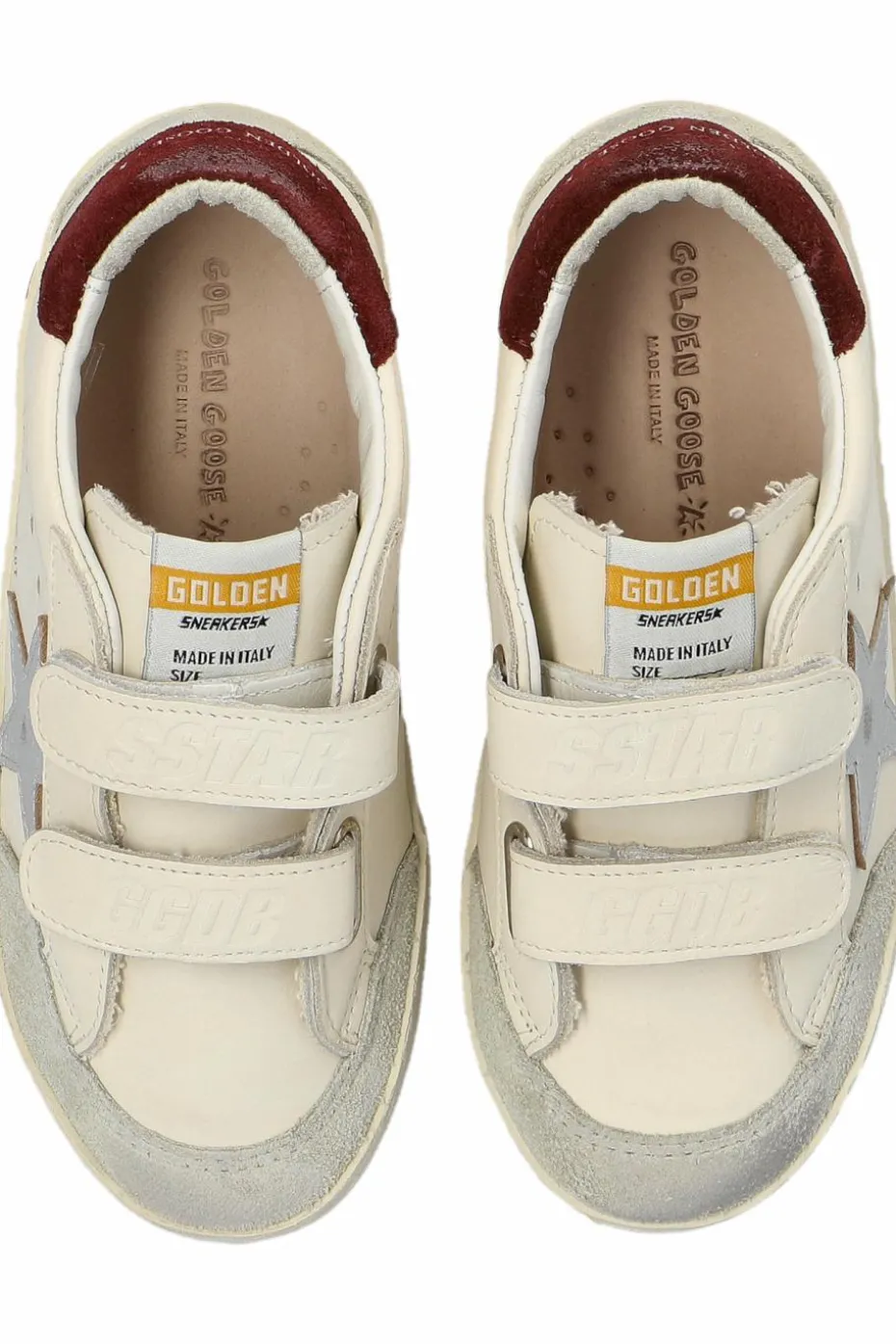 Golden Goose Kids kremowy Buty sportowe `OLD SCHOOL WITH SPUR AND PENSTAR`