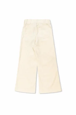 Golden Goose Kids kremowy Sztruksowe spodnie