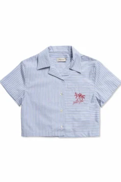 Golden Goose Kids NIEBIESKI Koszula z kieszenią