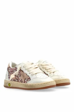 Golden Goose Kids RÓŻOWY Buty sportowe `Ball Star New`