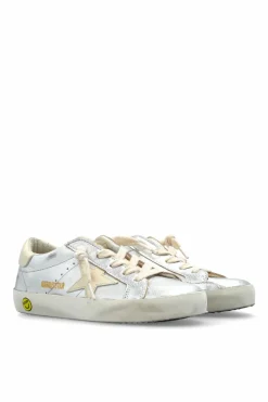 Golden Goose Kids SREBRNY Buty sportowe `Super-Star Classic With List`