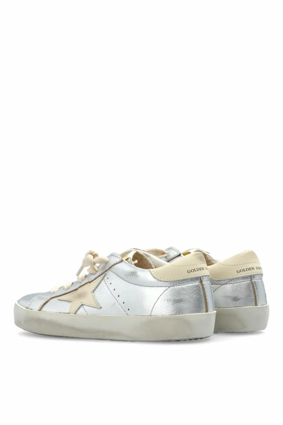 Golden Goose Kids SREBRNY Buty sportowe `Super-Star Classic With List`
