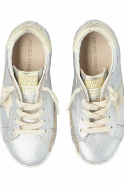 Golden Goose Kids SREBRNY Buty sportowe `Super-Star Classic With List`