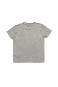 Golden Goose Kids SZARY T-shirt z nadrukiem