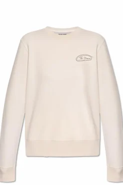 Golden Goose kremowy Bluza z efektem `vintage`