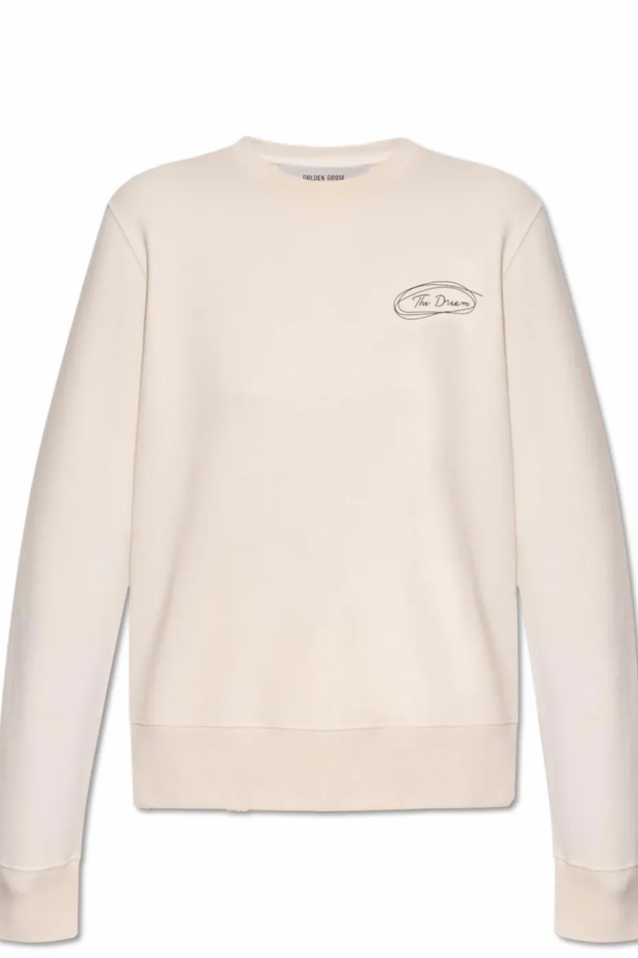 Golden Goose kremowy Bluza z efektem `vintage`