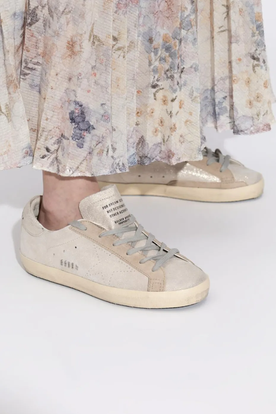 Golden Goose kremowy Buty sportowe `SUPER-STAR SKATE`