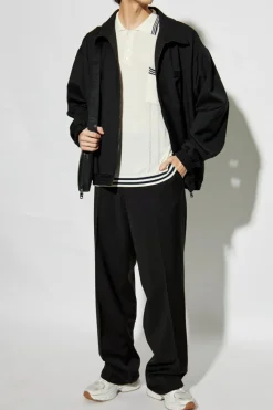 Golden Goose kremowy Polo z paskami