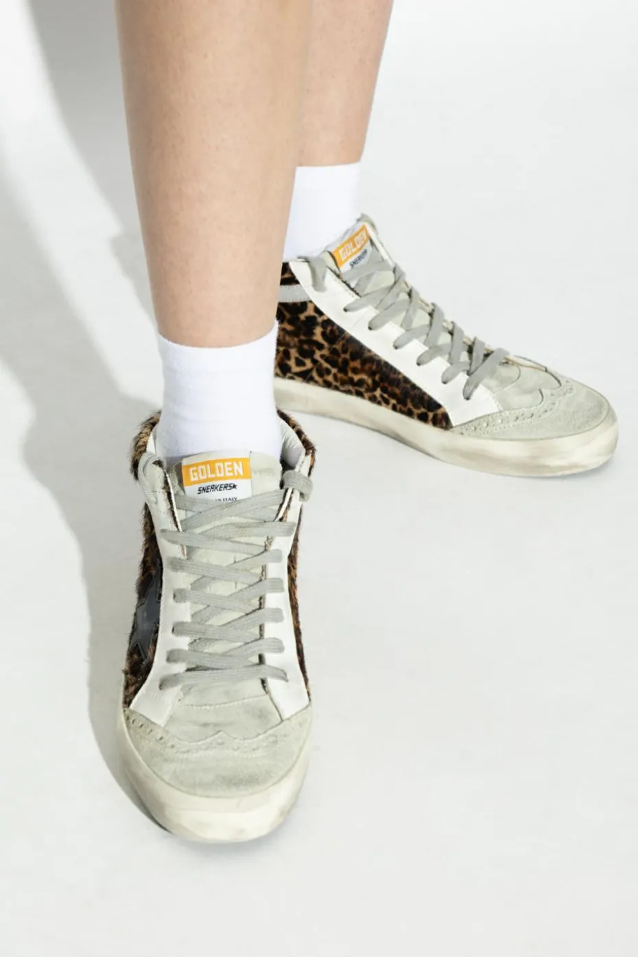 Golden Goose MULTIKOLOR Buty sportowe za kostkę `Mid Star Classic`