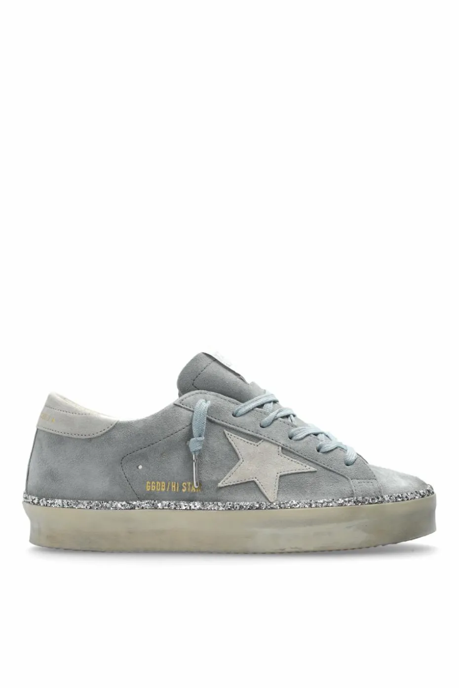Golden Goose NIEBIESKI Buty sportowe `Hi Star Classic With List`