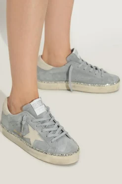 Golden Goose NIEBIESKI Buty sportowe `Hi Star Classic With List`